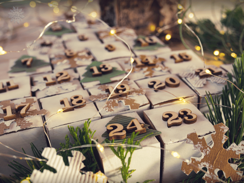 Adventskalender DIY, Adventskalender selber machen, Adventskalender basteln, Adventskalender ohne Zucker ohne Süßigkeiten