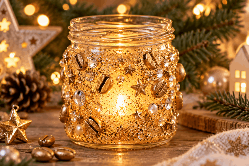 Windlicht basteln, DIY,Windlicht selber machen mit Kindern, Windlicht basteln mit Glitzer, Windlicht basteln Herbst Winter Weihnachten, Regenbogen, Upcycling Ideen