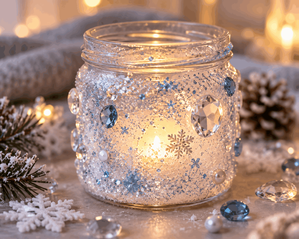 Windlicht basteln, DIY,Windlicht selber machen mit Kindern, Windlicht basteln mit Glitzer, Windlicht basteln Herbst Weihnachten, Regenbogen, Upcycling Ideen